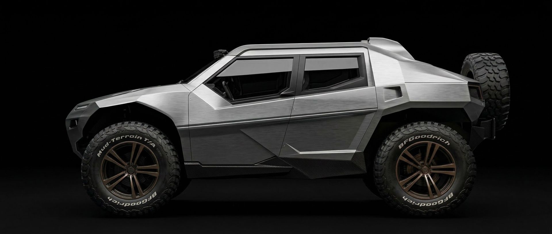 MAD X hyper-SUV in a dynamic three-quarter stance